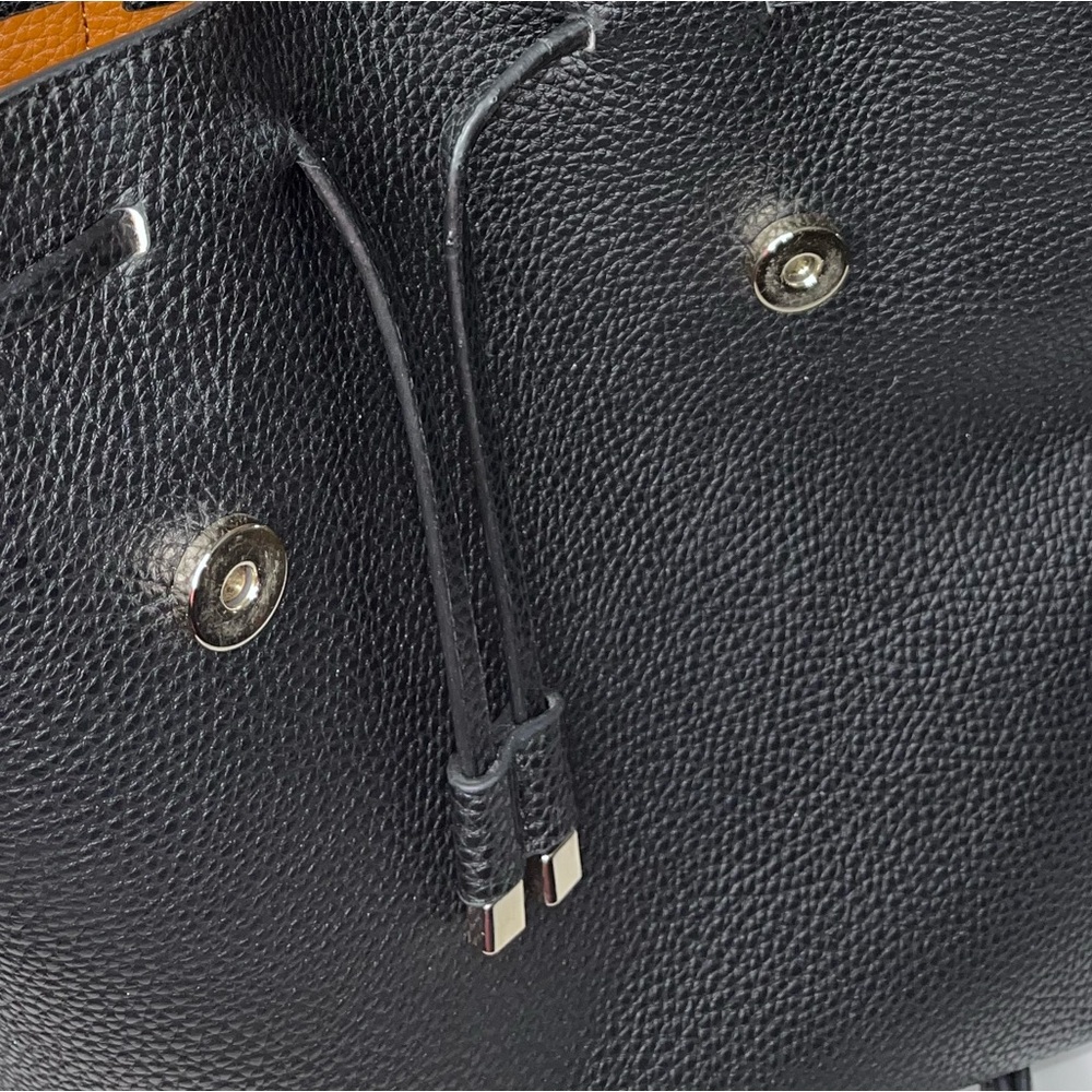 Guess Bucket Draw String Leather Backpack In Perf… - image 5